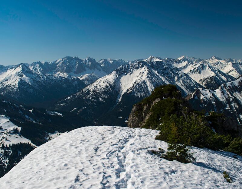 Snow Mountains - Expansive view of snowy mountains in Tirol, Aust #1060327