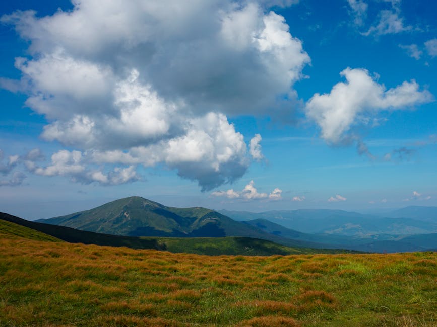 Mountain Landscapes - Stunning view of the Carpathians in Ukraine with #14815707