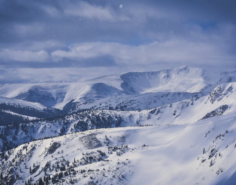 Snow Mountains - Breathtaking view of snow-covered mountains unde #2083148
