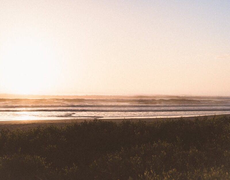 Beach Scenery - Beautiful sunset at South Golden Beach, NSW, Aus #25186729