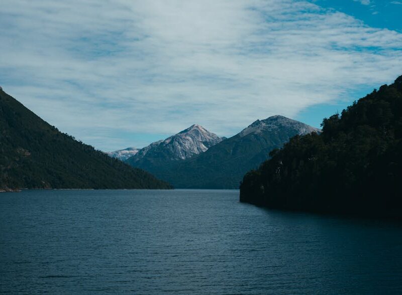 Lake Reflections - Captivating view of mountains and lake in San Ca #31615872