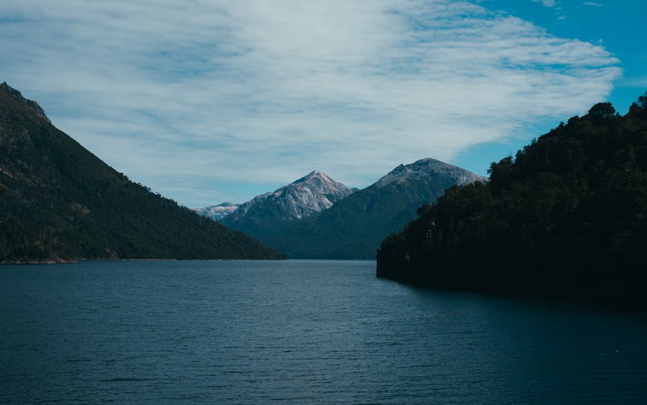 Lake Reflections - Captivating view of mountains and lake in San Ca #31615872