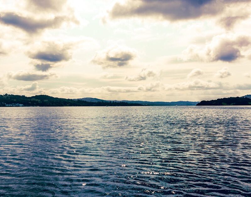 Lake Reflections - Peaceful Lake Windermere scene with calm waters  #33595557