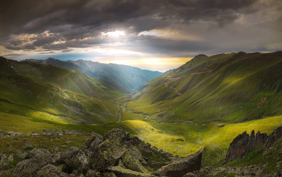 Mountain Landscapes - Stunning mountain landscape in Fındıklı, Rize, T #35912756