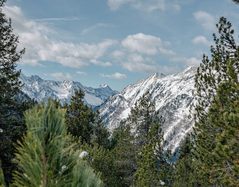 Snow Mountains - Breathtaking view of snow-capped mountains frame #36290873