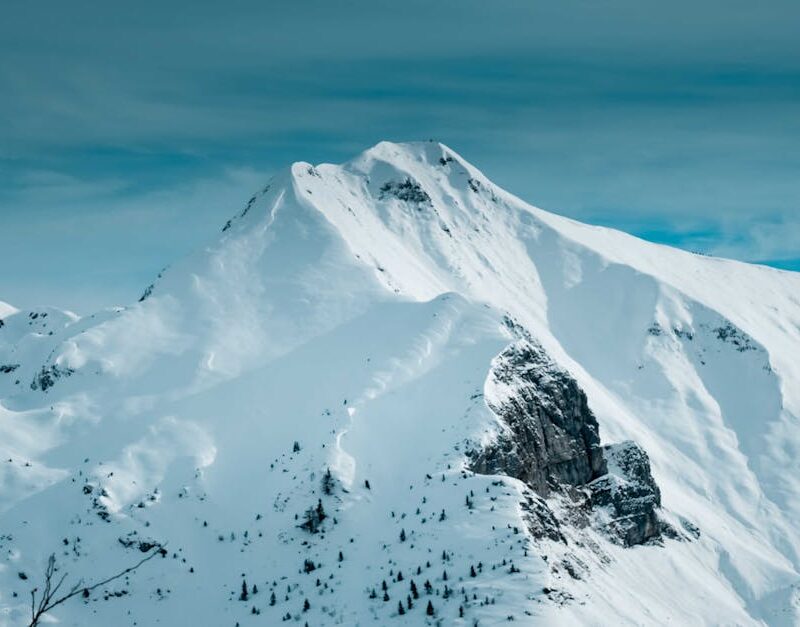 Snow Mountains - A breathtaking view of snow-capped mountain peak #3793773