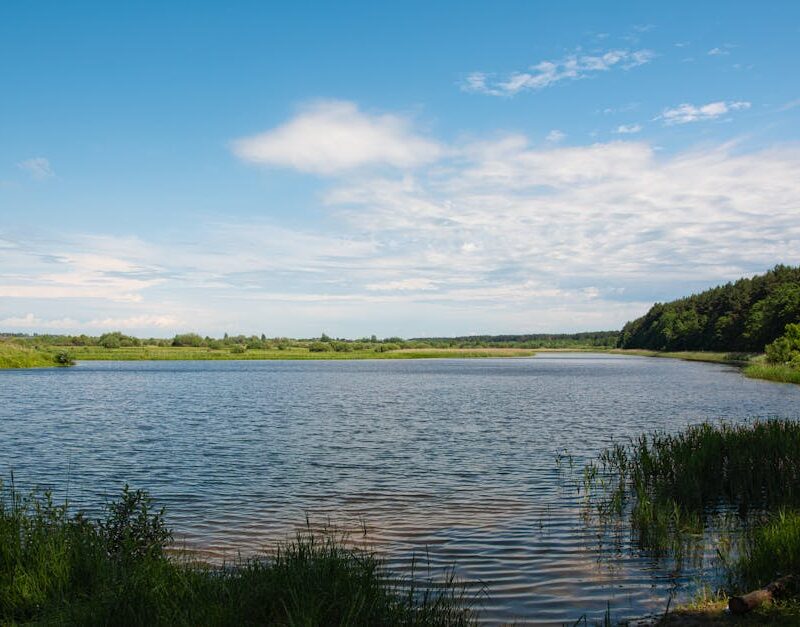 Lake Reflections - Explore the tranquil beauty of a blue lake under #4706605